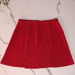 Red Mini Skirt